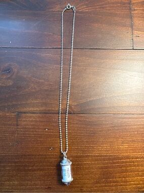Friendship Message Scroll Necklace